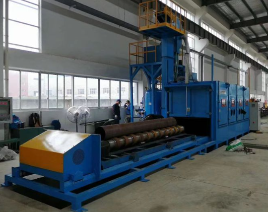 株洲喷砂机在管道除锈中的现场施工应用